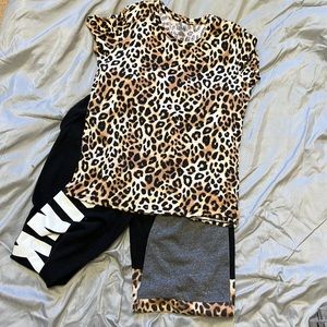 PINK SWEATPANTS & T-Shirt